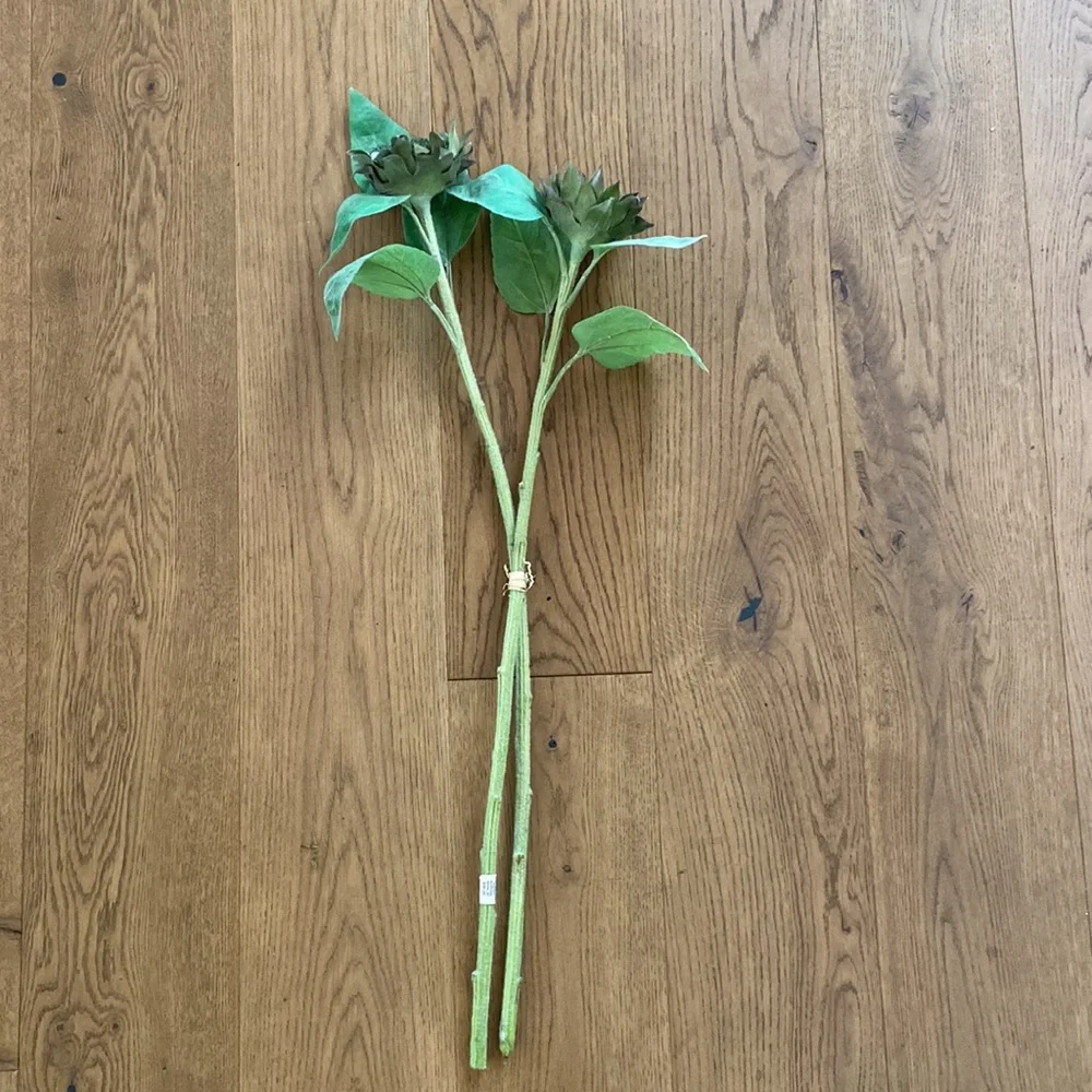 Faux Sunflower Stems